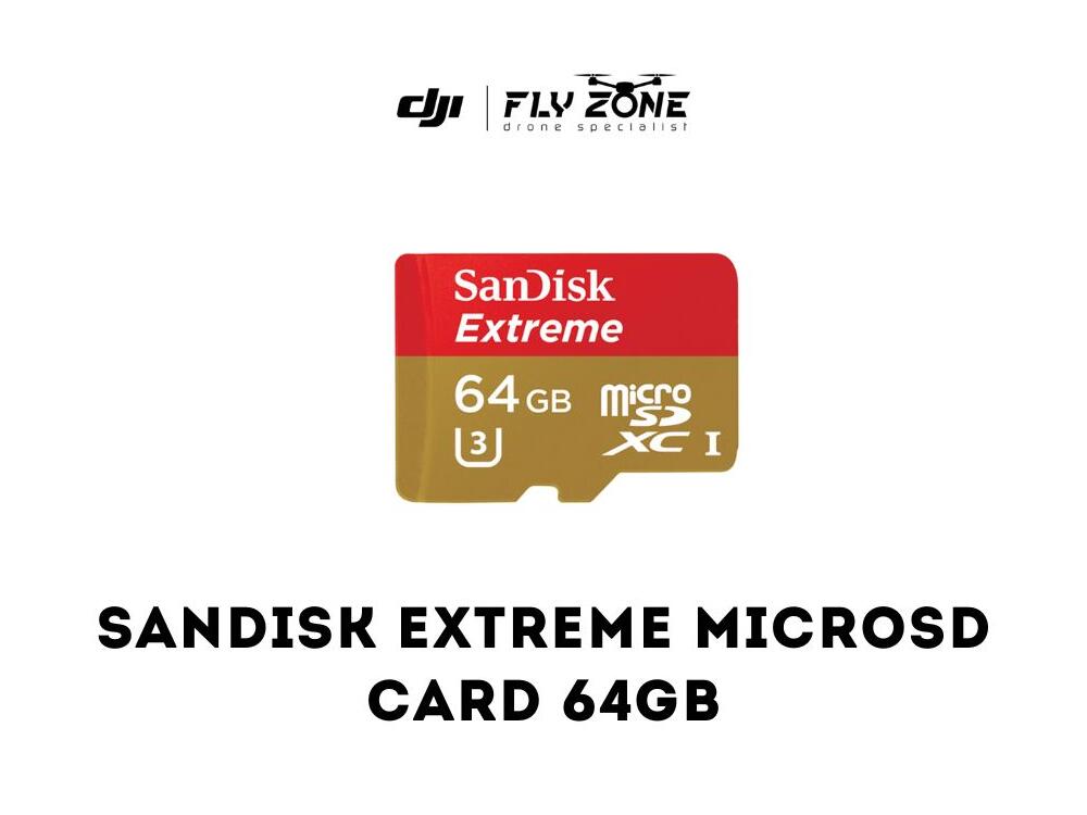 SanDisk Extreme microSDXC 64GB Memory SD Card