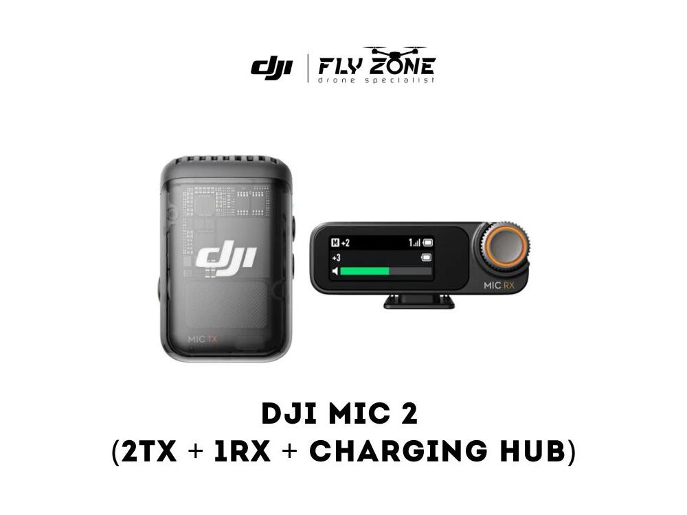 DJI MIC 2 (2TX + 1RX + Charging Case)