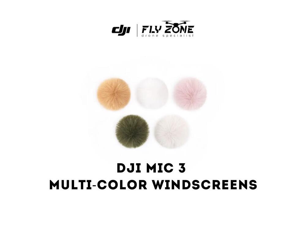 DJI Mic 3 Multi-Color Windscreens