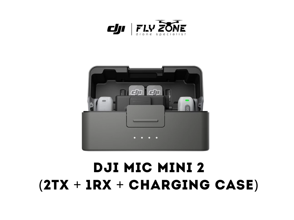 DJI MIC MINI 2  (2TX+ 1RX + CHARGING CASE)