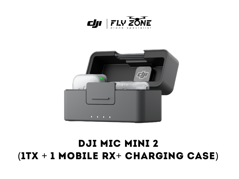DJI MIC MINI 2  (1TX+ 1 MOBILE RX + CHARGING CASE)
