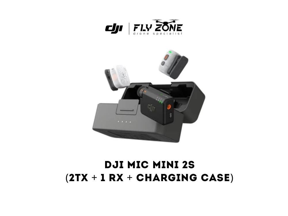 DJI Mic Mini 2S (2TX + 1 RX + Charging Case)