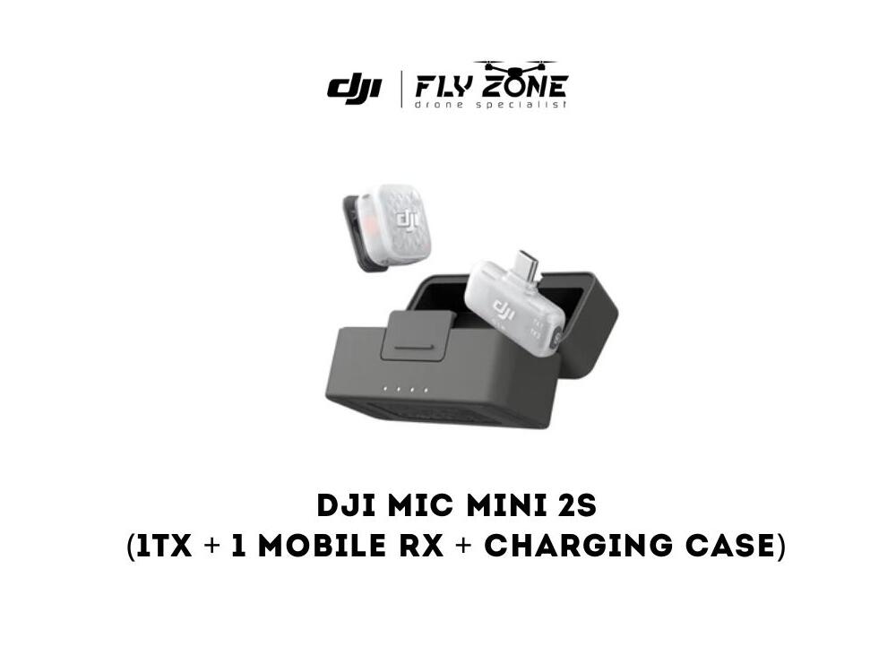 DJI Mic Mini 2S (1TX + 1 Mobile RX + Charging Case)