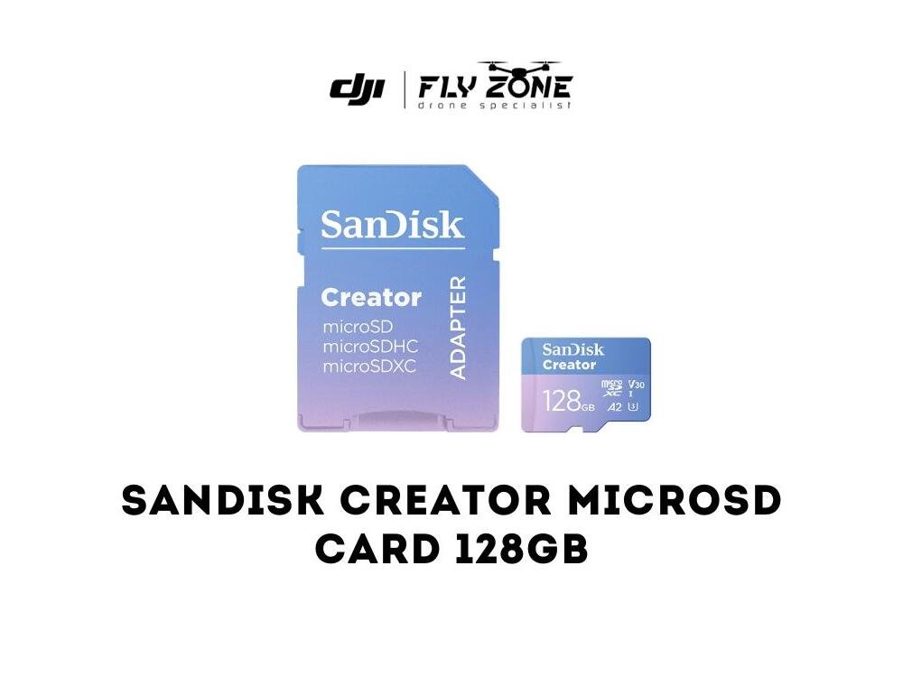 SanDisk Creator microSDXC 128GB Memory SD Card (Adapter)
