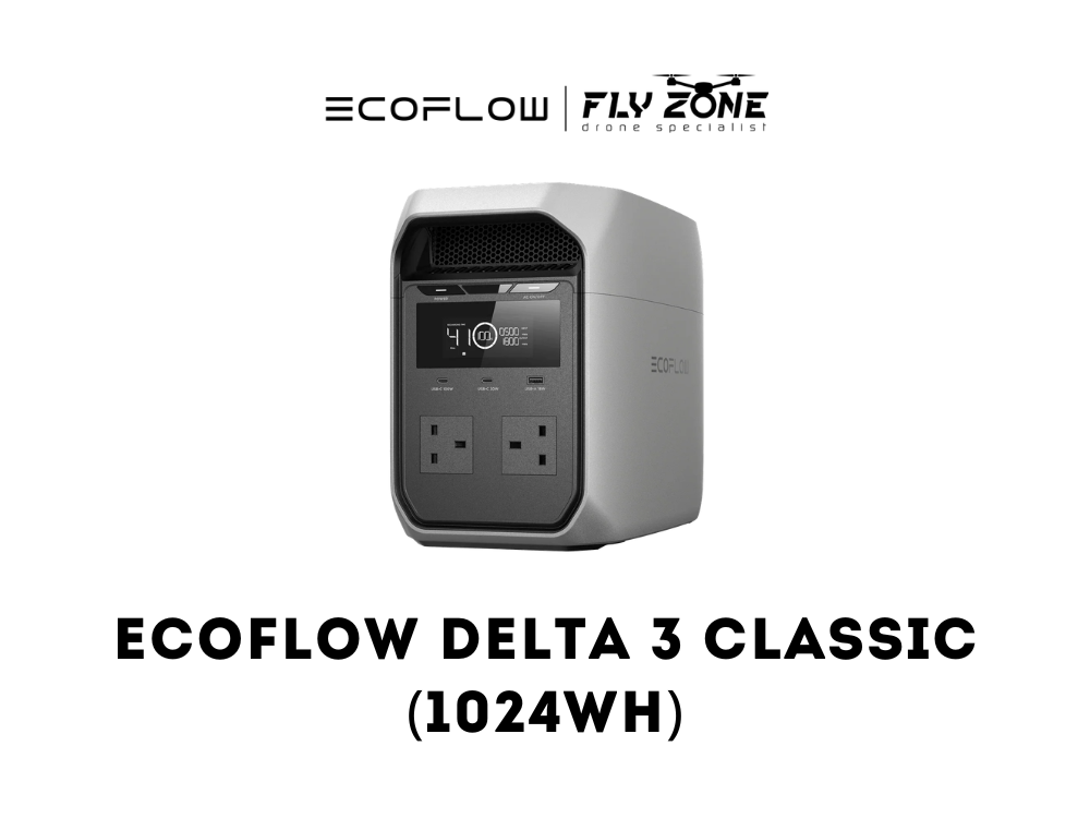 EcoFlow Delta 3 Classic (1024Wh) Portable Power Station